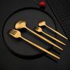 30Pcs Portuguese Style Stainless Steel Dinnerware Cutlery Set High-end Knife Fruit Fork Spoon Flatware Set Suitable for Kitchen