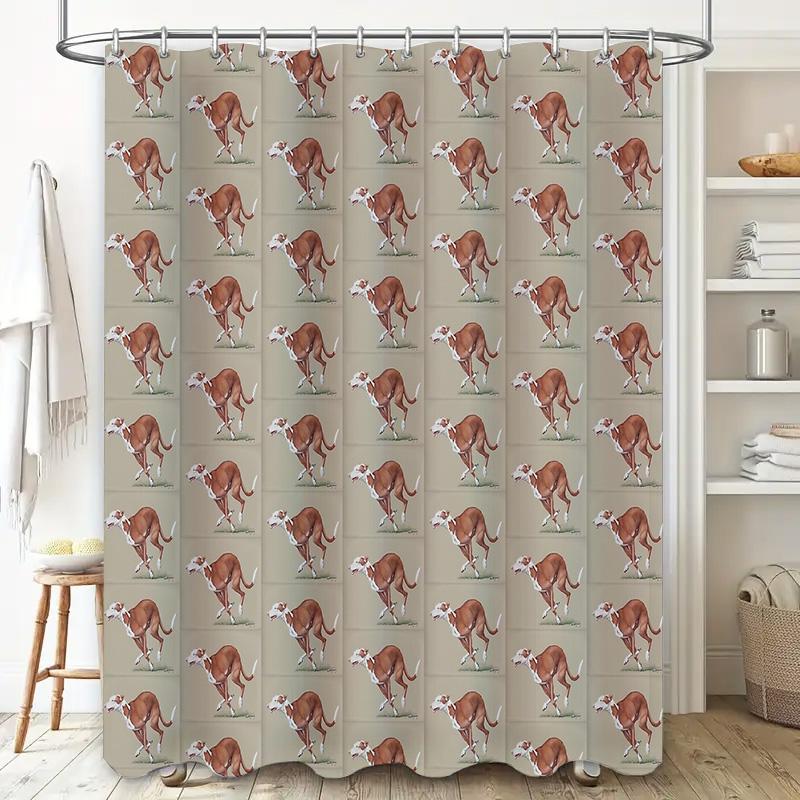 Farmhouse Shower Curtain Rustic Cow Print Bathroom Decor Country Chic Farm Animal Shower Curtain Set Waterproof Home Decor