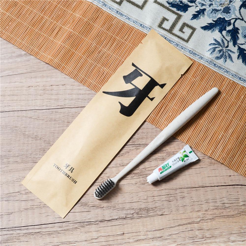 Soft Bristle Toothbrush Kit for Hotel and Guest Use - Individually Wrapped Toiletries