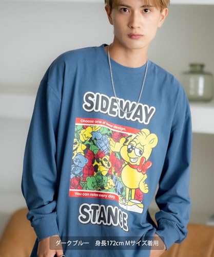 IMPROMES Casual SIDEWAYSTANCE Candy Package Long Sleeve T-Shirt, Men's, Oatmeal