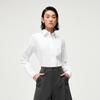 HLA Women's Slim-Fit Stretch Solid Long-Sleeve Dress Shirt