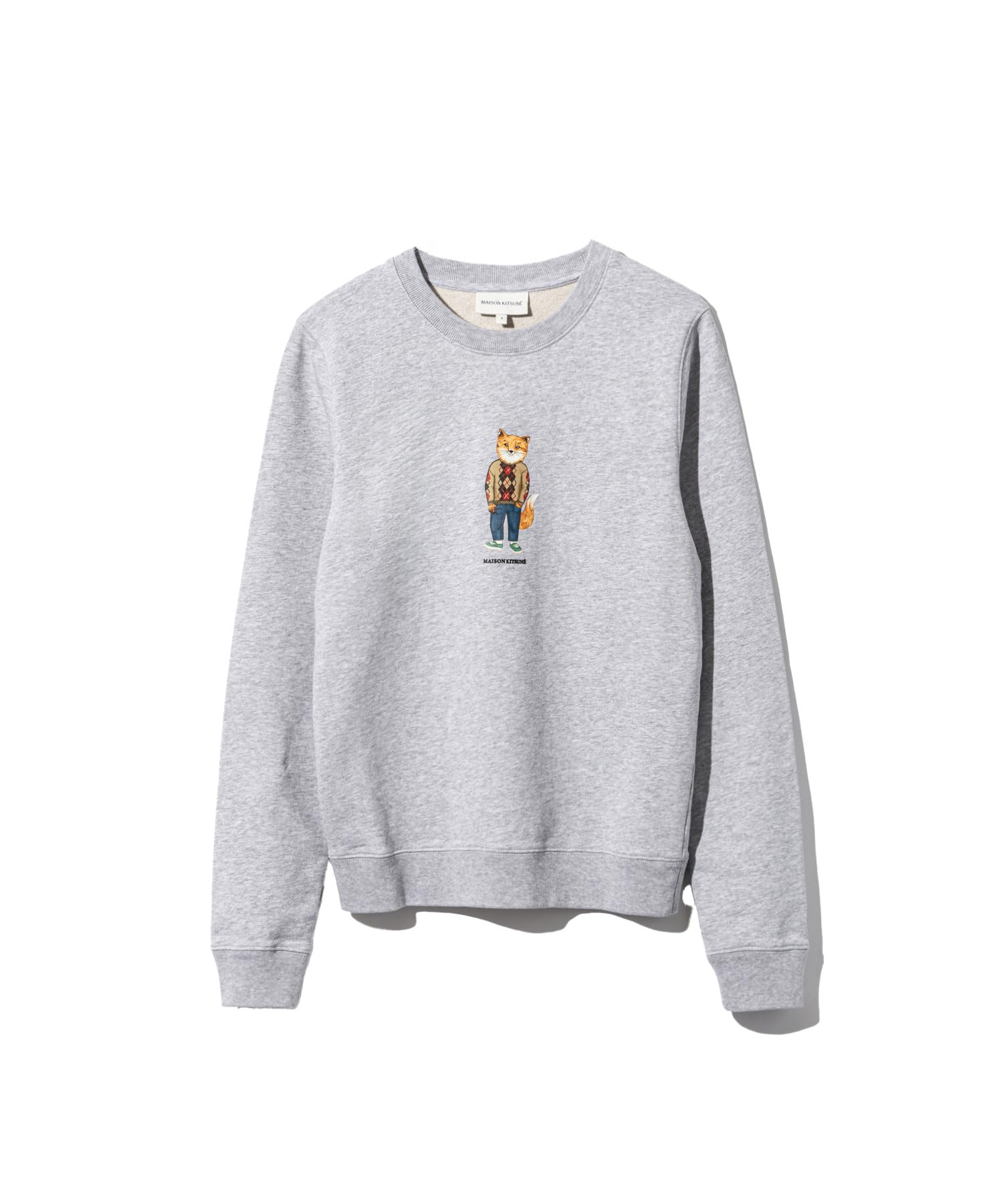 

Maison Dressed Fox Regular Sweatshirt Light Grey Melange Kitsuné (LW00309KM0001) Women s [Used]