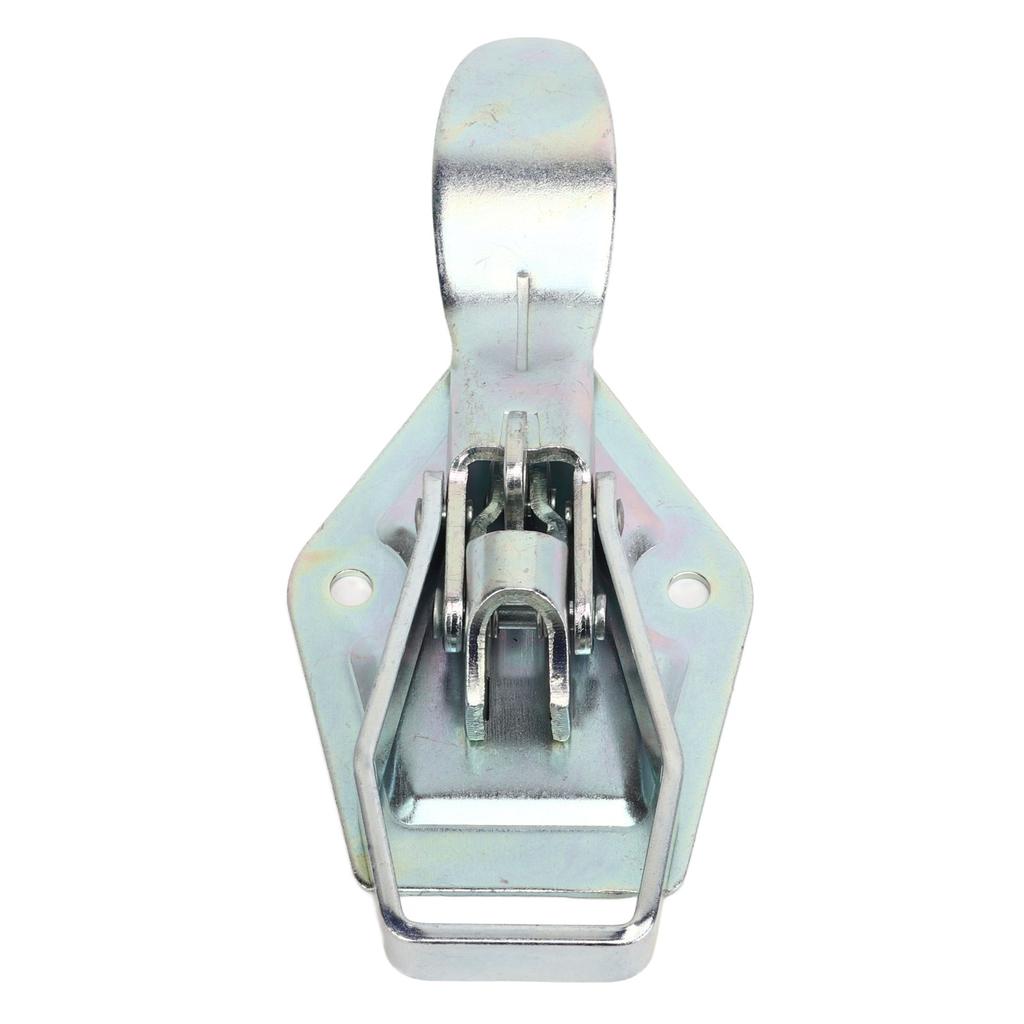 Trailer Lift Gate Latch Galvanized Iron Heavy Duty Trailer Lock with Mounting Plate for RV Caravan