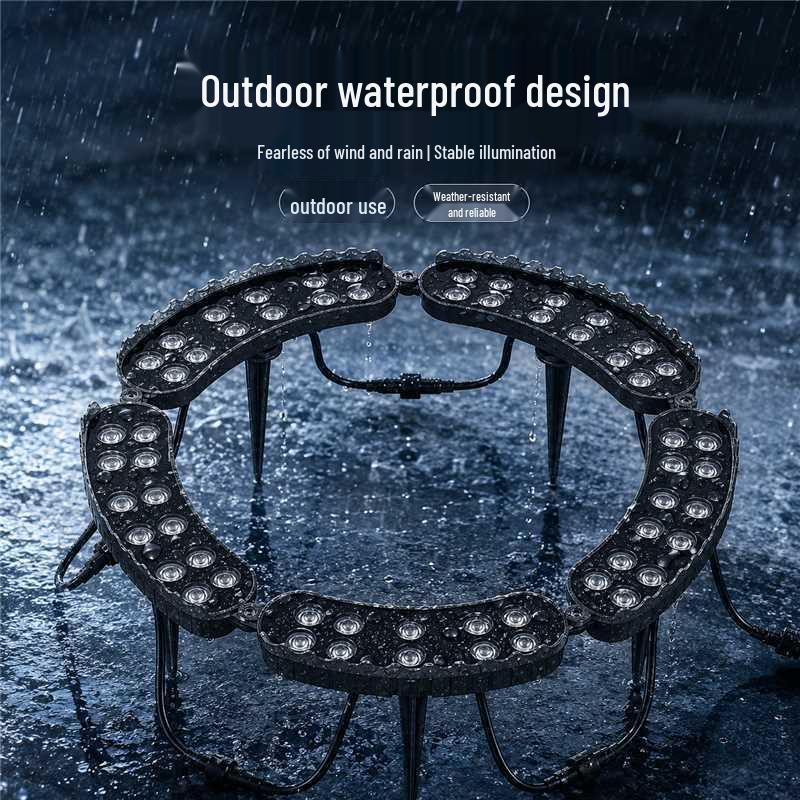 Solar-Baumkletter-Scheinwerfer: Wasserdichte Outdoor Gartenstab-Leuchten für Hof und Landschaft