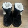 Men's and Women's Home Slipper Boots Autumn Winter Warm Fuzzy Indoor Fur Ball Plush Non Slip Grip Fluffy Female Floor Shoes Flat Ladies