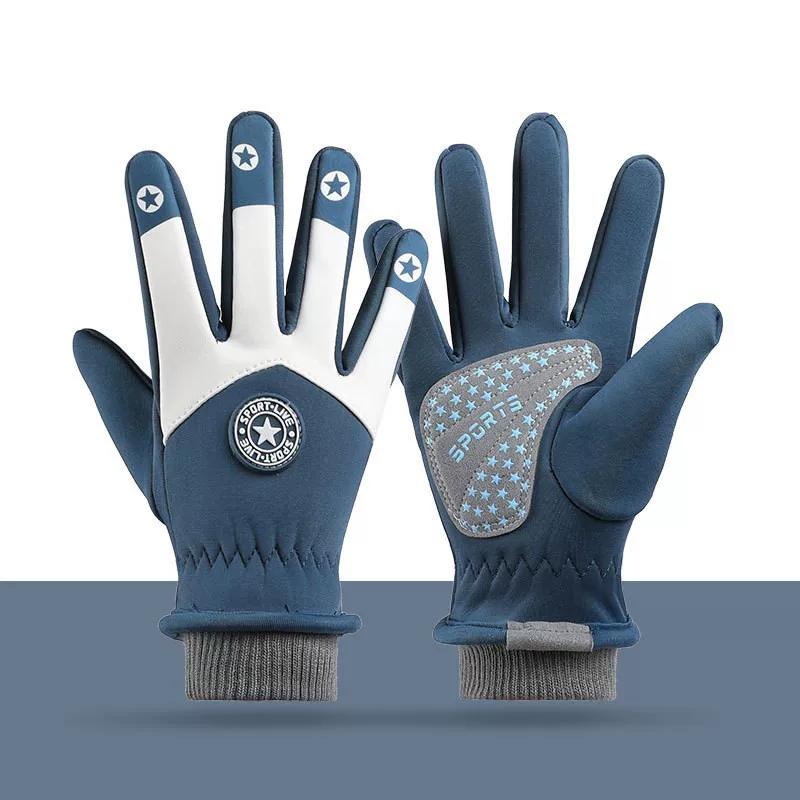 Children's Gloves for Boys and Girls, Suitable for Playing in the Snow, Cycling, Windproof, Skiing, Fleece-Lined, Thickened, Waterproof, Winter
