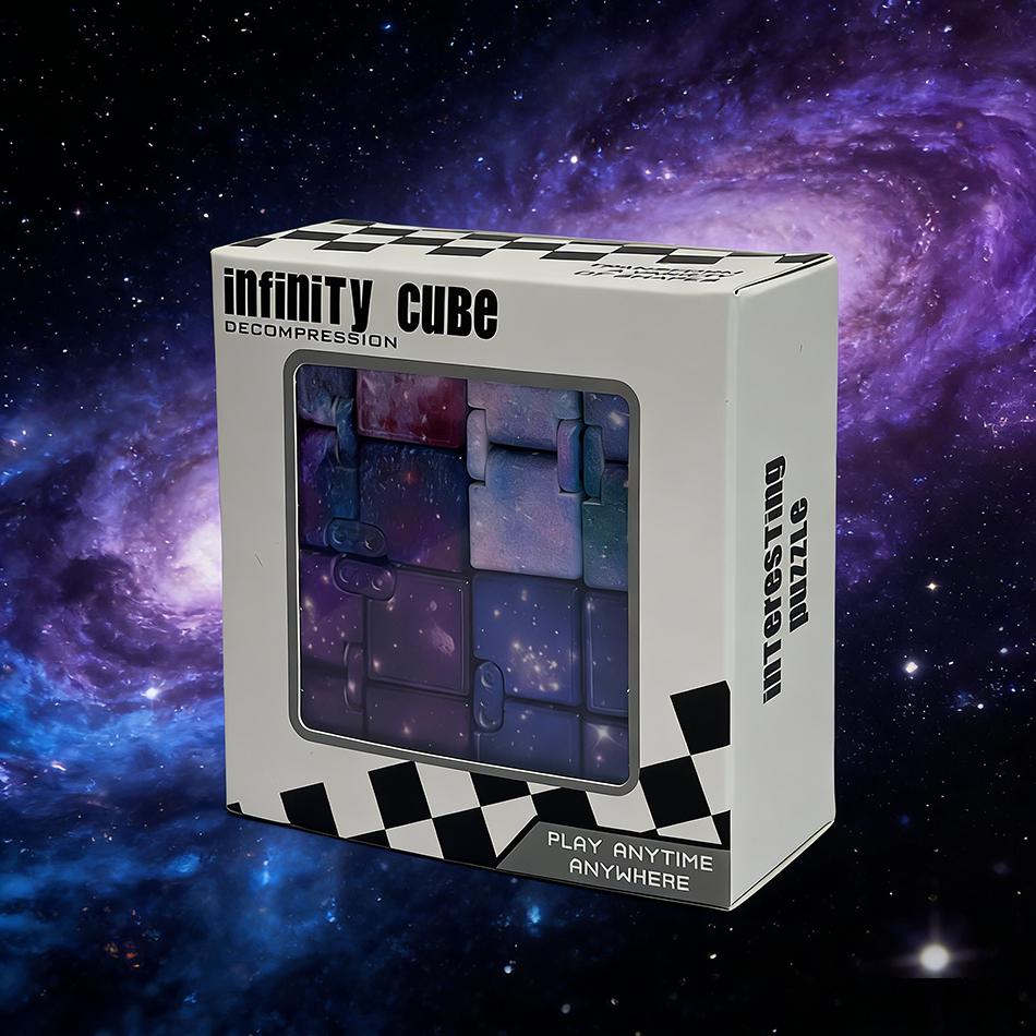 Gift Magic Puzzle Cube Anti Stress Relief Toys for Adults Infinite Flip Funny Cube Sensory for Children Special Needs Xmas Gifts
