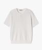 POLYGRAM Ribbed Henley Neck Short Sleeve Knit - 8 Colors (Type B)