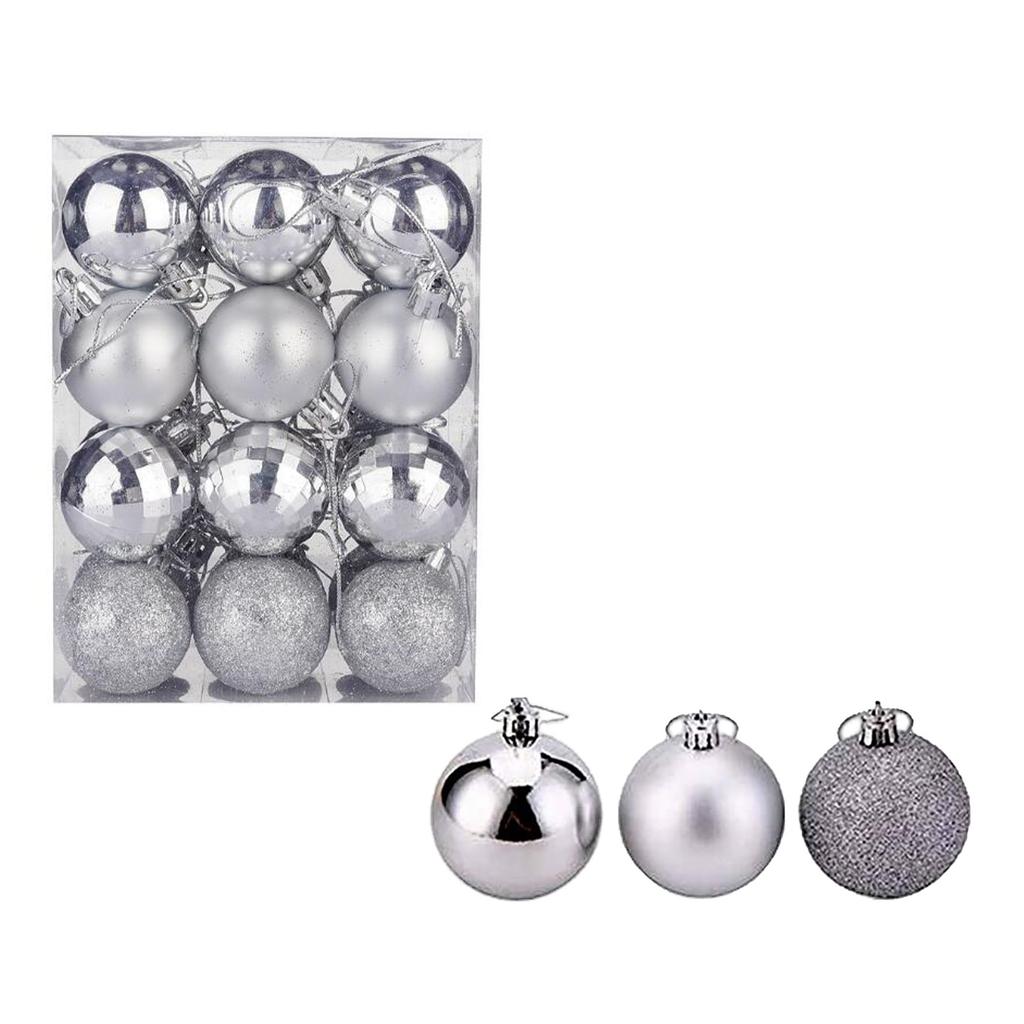 40mm Christmas Xmas Tree Ball Flitter Hängen Home Party Ornament DecorMöbel & Wohnen, Feste & Besondere Anlässe, Party- & Eventdekoration!