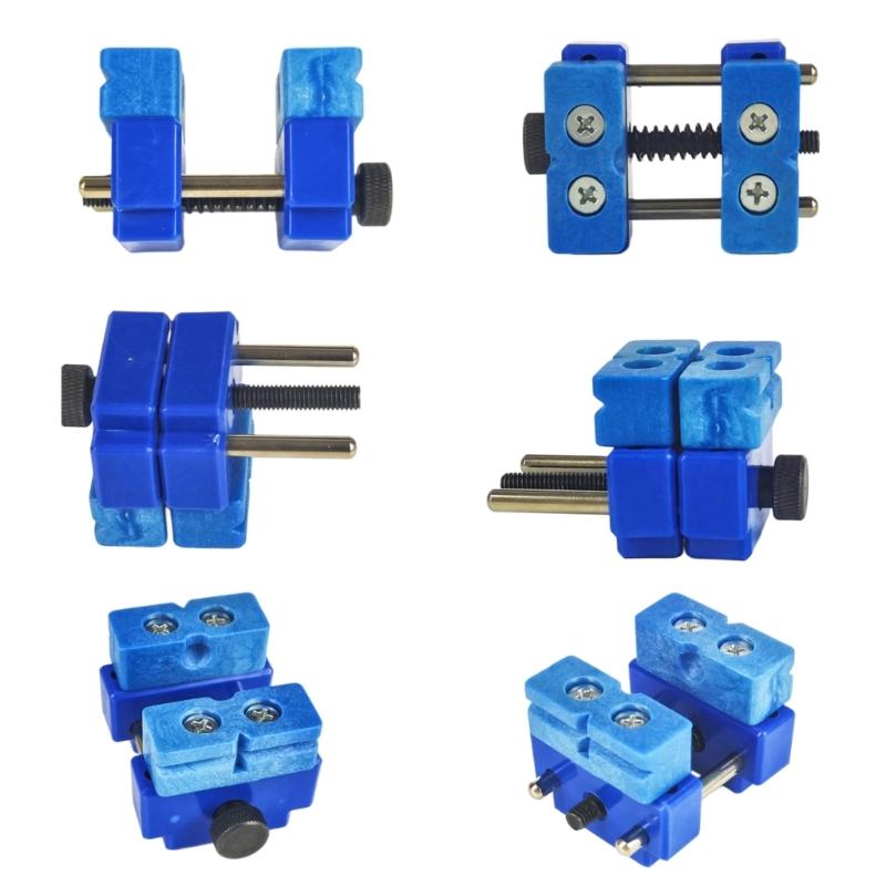 Round Bead Vice Drill Mini Drill Press Vice Pearls Hole Fixing Seat Mini Drill Vice ABS Material Jewelry Making Tools