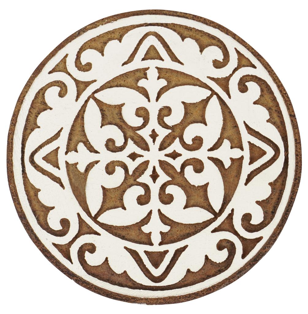 IBA Indianbeautifulart Textile Printing Block Mandala Hand Carved Wooden Stamp Wood Block Printing Textile Stamps For Fabric  Pottery Blocks-3