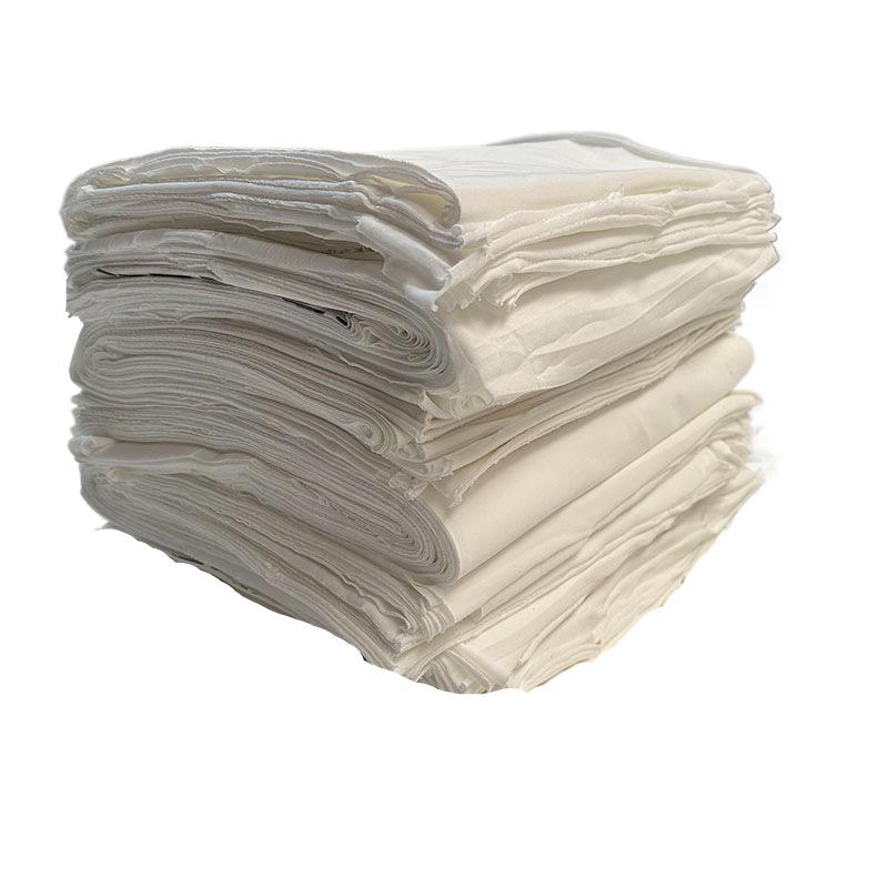 All Cotton White Industrial Cleaning Cloth - High Absorption, No Lint, Easy to Use