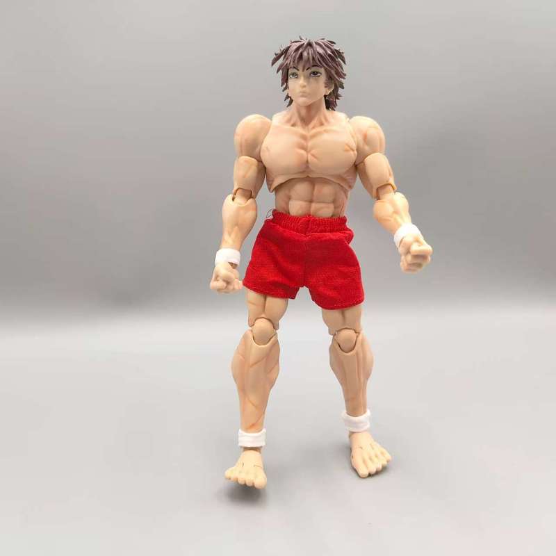 Hot 17cm Hanma Baki Figure Baki Action Figures Figurine Pvc Statue Collection Model Toy Desk Decoration Christmas Gifts