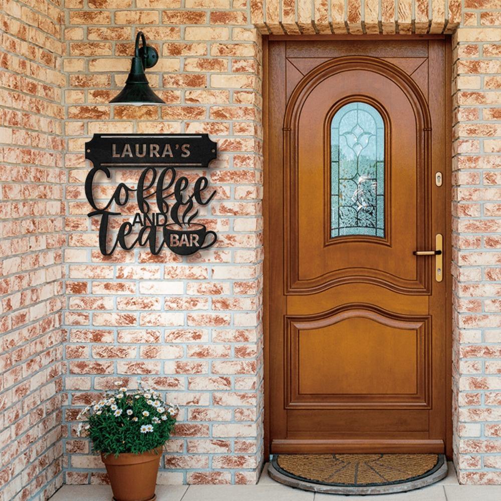 Vintage Metal Tin Sign Coffee Bar Wall Decor Retro Kitchen Art Cafe Pub Man Cave Plaque