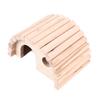 Hamster Holzhaus Niedliche Bogenform Warm Sicher Stabil Meerschweinchen Holzhaus für Hamster Rennmäuse Ratten Kleintiere