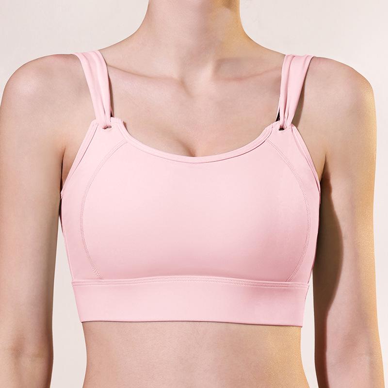 

Plus Size Shockproof Sports Bra with Adjustable Velcro Straps - Designed for High-Intensity Workouts M (95-110 lbs)