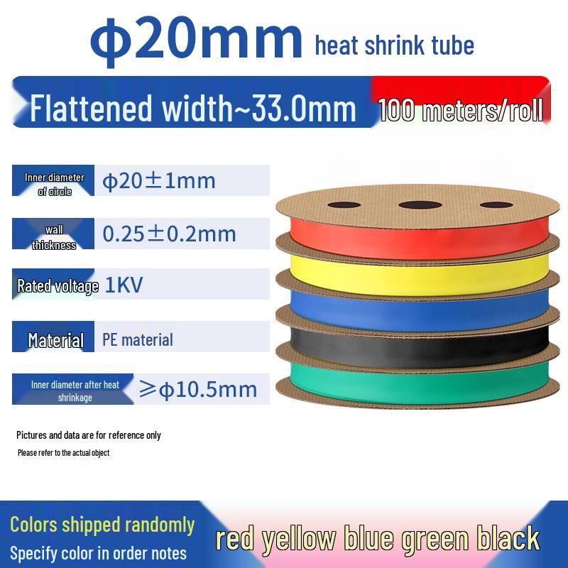 Tubo Termorretráctil Aislante Impermeable para Protección de Cables