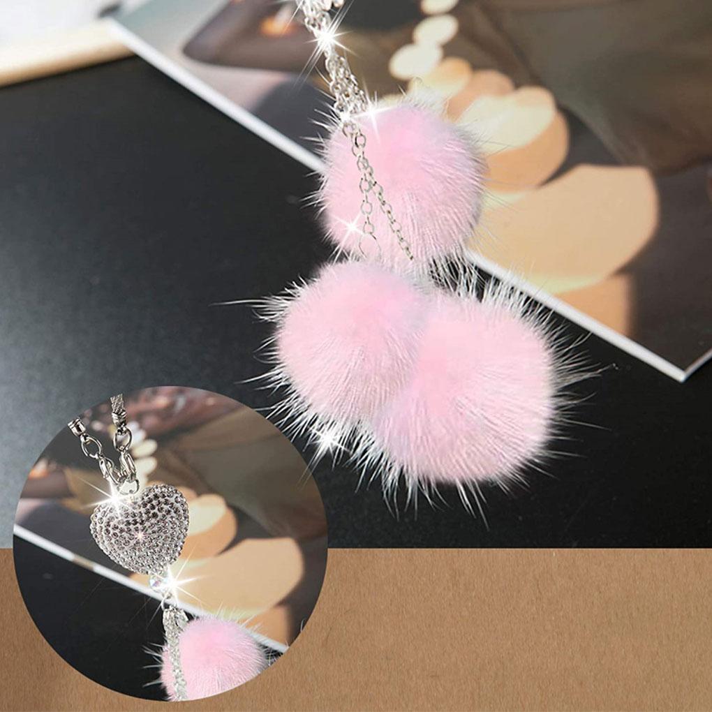 Mirror Ornament Interior Pendent Zinc Alloy Vehicle Accessories for Women Rear View Hanging Decor Car Supplies