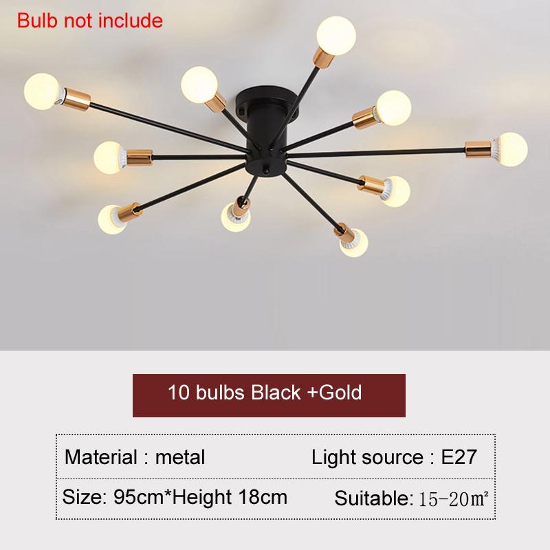 

Украшение дома Люстра Гостиная Обеденный стол Светильник Винтажный потолочный светильник Подвесные потолочные светильники для спальни Скрытый монтаж