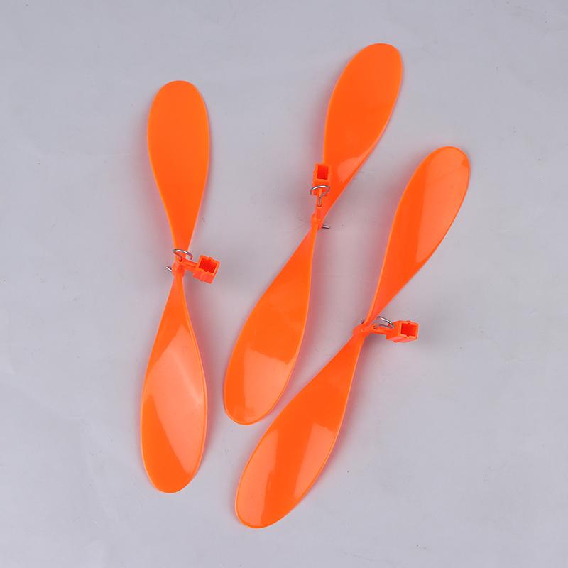 10 Stück 180mm Gummibandbetriebener Propeller für Modellflugzeug Propeller Zubehör Schüler Flugzeug Spinner