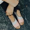 Elegant Women's Fish Mouth Sandals With Stylish Color Matching And Comfort Low Square Heel
