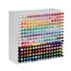 72/120/180/240 Grids Marker Pen Holder PVC Brush Storage Rack New Mark Pen Storage Box Desktop