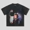 Unisex Women New Streetwear Harajuku Wind Tee KATSEYE Vintage Fashion Washed Graphic Print T-shirts Unisex Women Cotton Oversized Tops