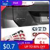BAMU9 New GTD Emblem 3D Metal Car Sticker Tailgate Badge Sticker Decal For Volkswagen VW Polo Golf 5 6 7 Passat Scirocco GTD Acce