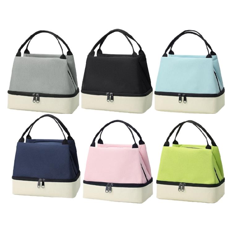 Sturdy Oxford Lunch Pack with Two Levels Easy To Use Designs Accessory for Picnics School and Workplace Dining