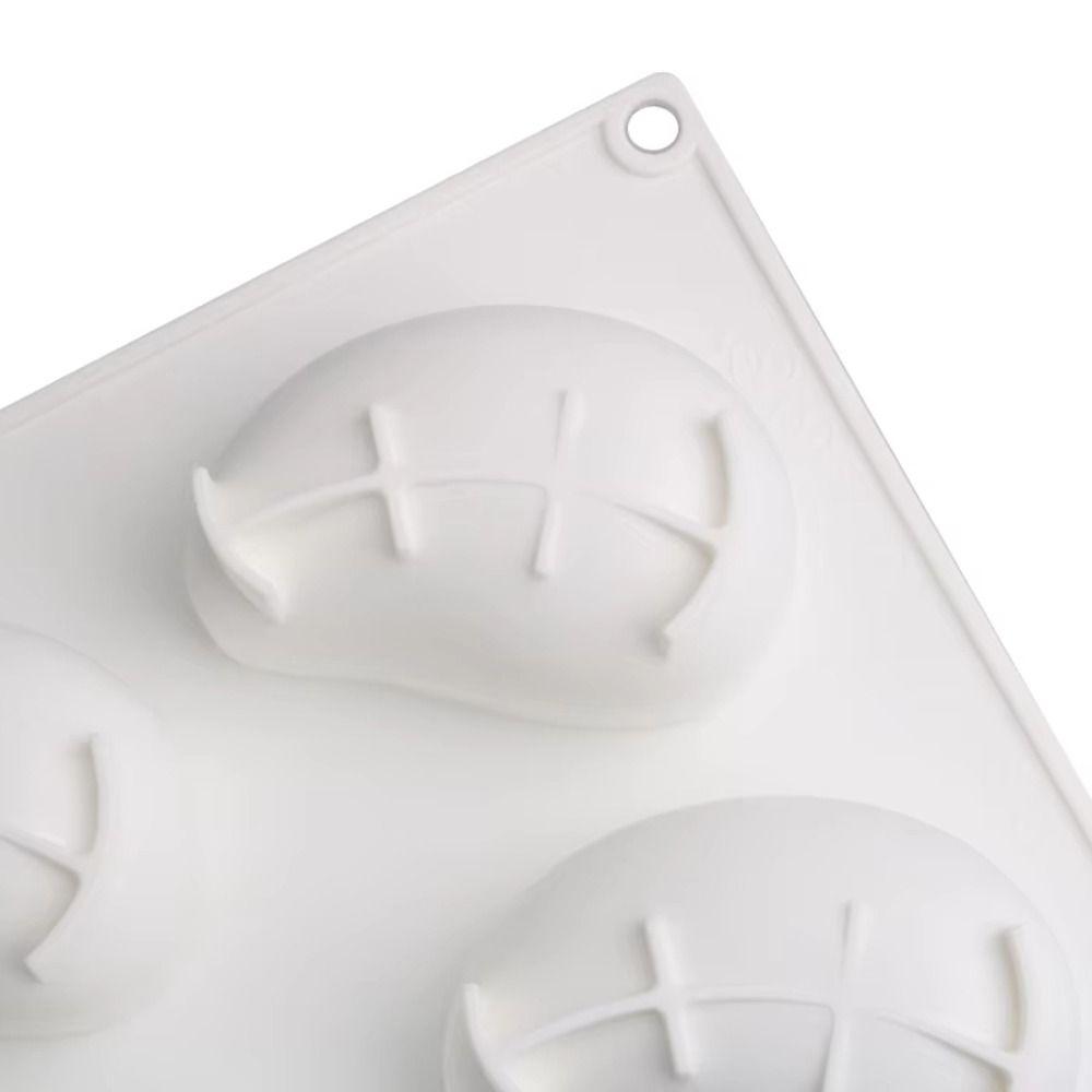 6 Cavity Realistic Fruit Baking Mold Non-toxic Mousse Cake Molds Silicone Cake Molds  Household