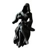 Gothic Hooded Reaper Lady Figurine 3D Printed Dark Fantasy Shelf Sitter 1 Pc