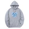 Heart Balloon Hoodie Gray