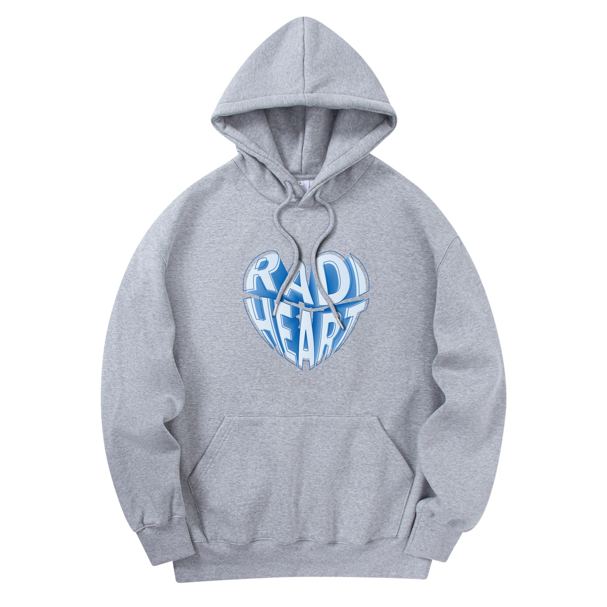 Radineo Heart Balloon Hoodie Gray L