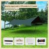 ZISIZ Outdoor Camping Butterfly Tarp