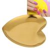 Heart Shaped Manicure Color Mixing Tray Cosmetics Organizer Tray  DIY Pigment Blending
