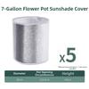 Aluminum Foil Insulation Covers for For flower Pots Set of 5 Protection