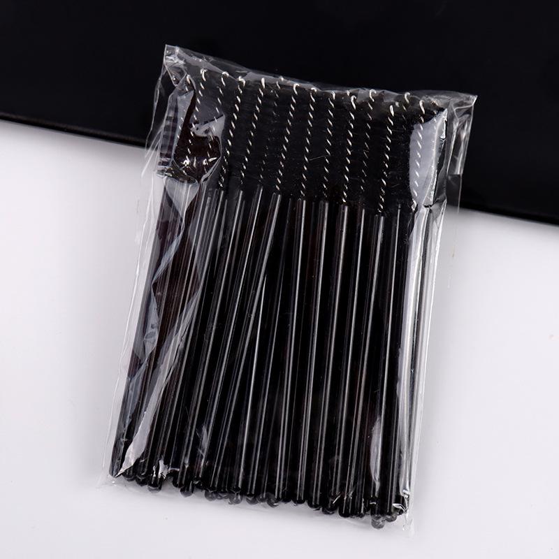 Portable Solid Rod Colored Eyelash & Eyebrow Brush for Makeup & Grafted Lashes