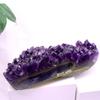 Amethyst Natural Carefully High Purple Crystal Raw Feng Good Purple Crystal [TANAKA YA] Cluster, Stone, Selected, Quality, Approx. 1909058mm,
