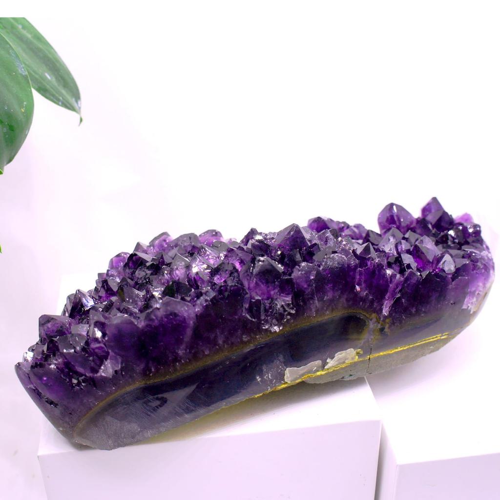 Amethyst Natural Carefully High Purple Crystal Raw Feng Good Purple Crystal [TANAKA YA] Cluster, Stone, Selected, Quality, Approx. 1909058mm,