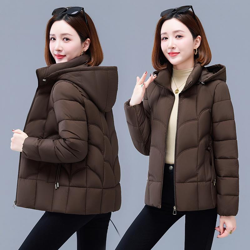 Middle Aged and Elderly Women's Clothing, Cold Proof Cotton Jacket, Thick and Warm Short Cotton Jacket, Winter Cotton Jacket