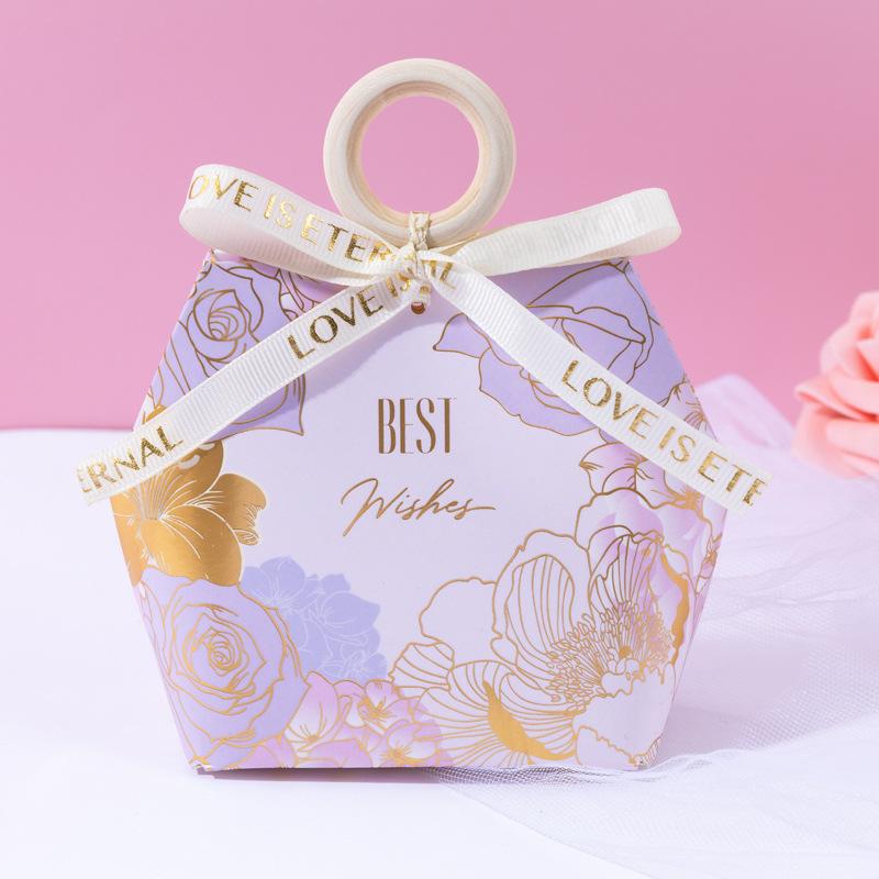 5pcs Boutique Candy Gift Box Wedding Candy Wedding Favor Gift Box Chocolate Box Birthday Party Decoration Festive Party Gifts