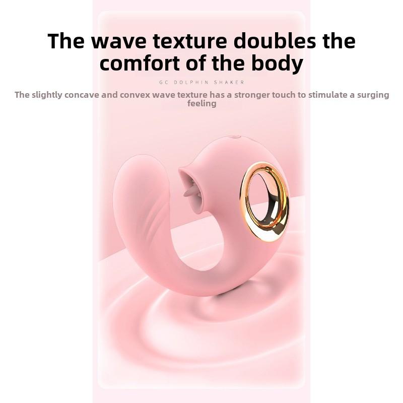 Dolphins Vibrator Female Tongue Licking Sucking G-spot Seconds Tide Massage Masturbator Adult Sex Products
