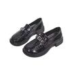 Spring New Single Shoes Women's Soft-soled Thick-soled Versatile Comfortable Patent Leather Shoes Mary Jane Shoes Small Leather Shoes