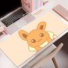 60*30cm Pokmon cartoon mouse pad, extra large, edge-stitched office desk mat, gaming keyboard and mouse pad, universal non-slip