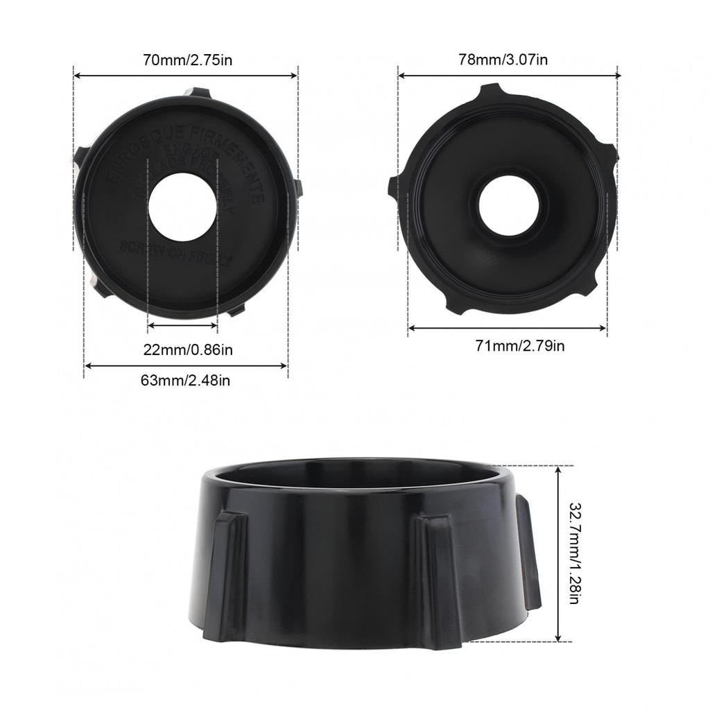 2pcs 4902 Durable 5 Claws Jar Bottom Base Cap Fit for Oster Blender