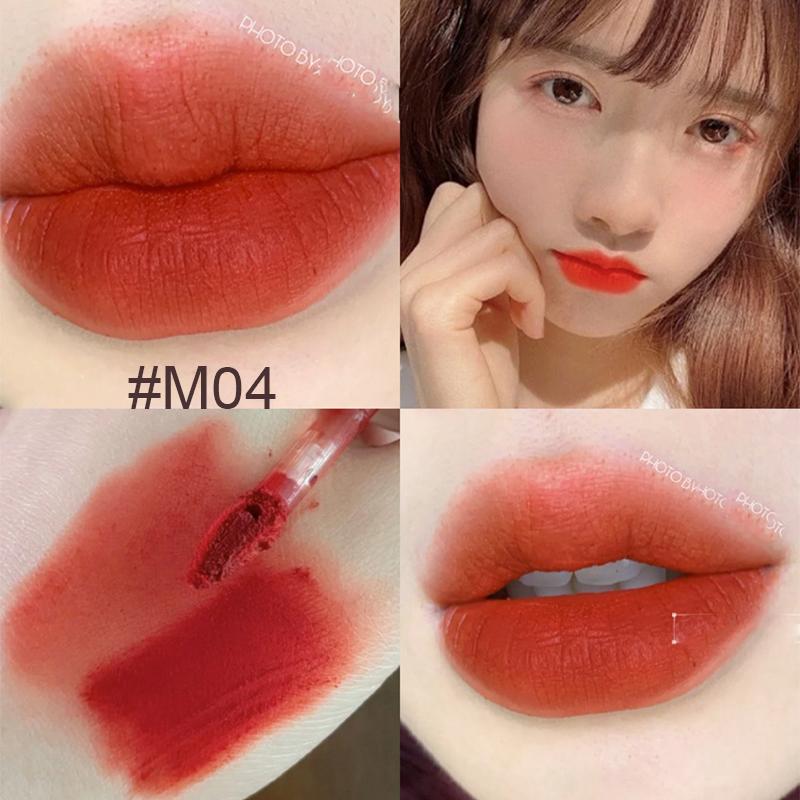 lipstick Lip mud matte mist face velvet Lip mud Red lip glaze to show white lip gloss lip cream
