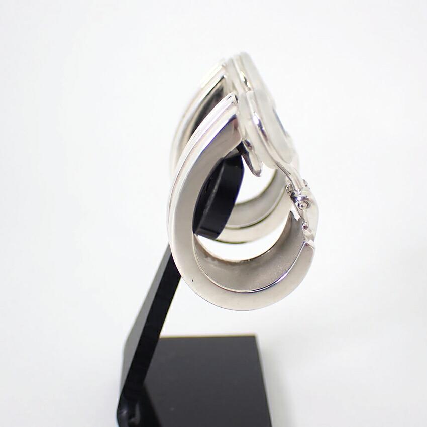 [Used] TIFFANY/Tiffany SV925 Double Line Earrings/g410-25