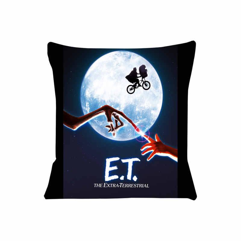 E.T. The Extra-Terrestrial Cushion Cover For Sofa Pillow Case Cover Seat Car Throw Pillowcase 45X45Cm For Home Decorative Sj-617