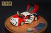 PGM F40 display Completed product 1/64 White/Red -Rotating PGM-640903-2