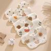 Petal Bib Pure Cotton Six-Layer Gauze Absorbent Baby Towel for Boys and Girls
